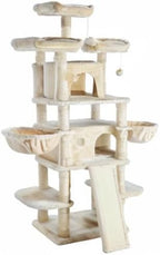 SHA CERLIN 68 Inches Multi-Level Large Cat Tree - Image 10