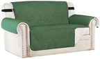 H.VERSAILTEX Reversible Loveseat Cover Furniture Protector Anti-Slip Water - Image 6