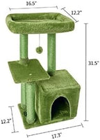 FISH&NAP Cute Cat Tree Kitten Cat Tower - Image 5