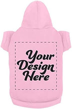 Personalized Dog Hooded Sweatshirt Custom Pet Pullover Hoodie Text/Image by apparelyn