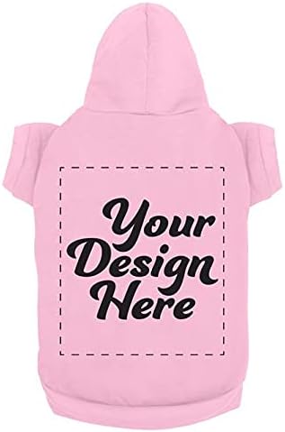 Personalized Dog Hooded Custom Sweatshirt Pet Pullover Hoodie Text/Image by apparelyn