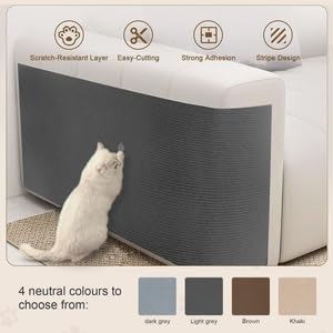 Eunice Cat Scratching Mat, Self-Adhesive Cat Scratch Carpet, Trimmable - Image 3