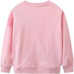 Toddler Baby Girls Cotton Sweater, Long Sleeve Crewneck Sweatshirt Pullover - Image 3