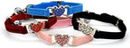CHUKCHI Pink Soft Velvet Safe Cat Adjustable Collar - Image 2