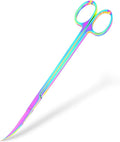 Mandala Crafts 12 Inches Rainbow Stainless Steel Curved Aquarium Scissors by MandalaCrafts