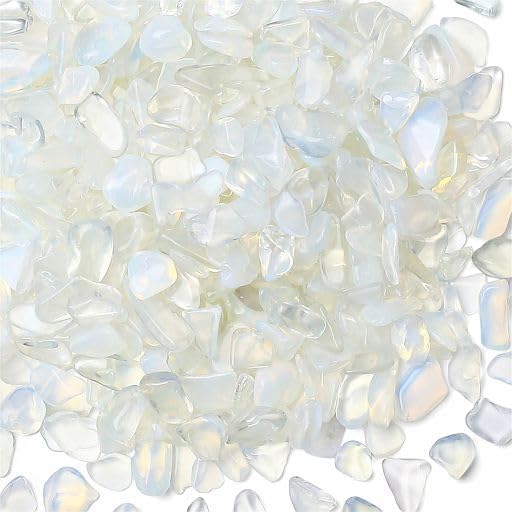 YATOJUZI Opal 1LB Aquarium Gravel Rocks Bulk Wholesale Tumbled Crystals Stones by YATOJUZI