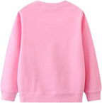 Toddler Baby Girls Cotton Sweater, Long Sleeve Crewneck Sweatshirt Pullover - Image 3