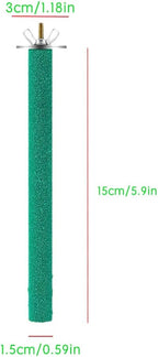 10 Pcs Parrot Perch Stand Bird Perch Stand Toy Colorful Paw Grinding Stick Cage - Image 2