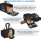 Dog Carriers for Small Dogs, Cat Carrier Travel, Expandable, Collapsible - Image 6