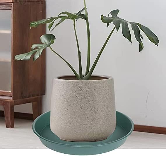 6 Pack of 7 inch Plant Saucer, Heavy Duty Plastic Plant Water Tray 7 inch Round - Image 7
