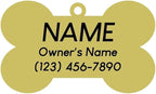 Two Tails Bowtie Pet ID Tag, Personalized Dog Name Tag - Image 5