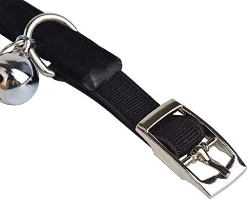 CHUKCHI Soft Velvet Safe Cat Adjustable Collar Bling Diamante - Image 4