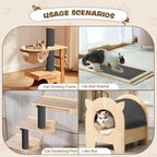Eunice Cat Scratching Mat, Self-Adhesive Cat Scratch Carpet, Trimmable - Image 6