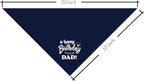 Happy Birthday Dad Dog Bandana, Dad's Gift Dog Bandana, Pet Scarf Accessories - Image 4
