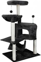 YUNIQUE Cat Tree with Cat Condo and Big Hammock - Image 8
