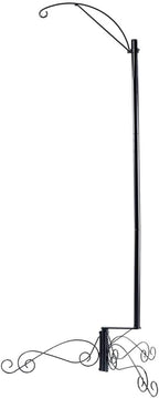 HOHIYA 61″ Heavy Duty Shepherd Hook Bird Feeder and Cage Stand by HOHIYA