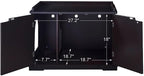 unipaws Cat Litter Box Enclosure Furniture, Cat Washroom, Hidden Litter Box - Image 6