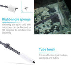 Carefree Fish 6IN1+1 Aquarium Cleaning Tools Long Handle Adjustable Length - Image 4