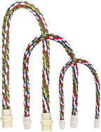 JW Pet Comfy Perch For Birds Flexible Multi-color Rope, Small - Image 5