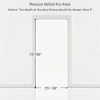 unipaws 75" High Extra Tall Cat Gate, Auto Closing and No Drilling Safety Gate - Image 7