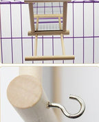 Hypeety Bird Parrot Mirror Toy Swing Hanging - Image 8