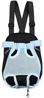Pet Dog Puppy Cat Carrier Five Holes Backpack Double Shoulder Straps Mesh Front - Image 2