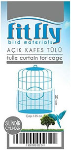 Cylinder Bird Cage Seed Catcher Mesh Max 53" Circumference, Elegant Stlish - Image 2