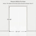 unipaws 75" High Extra Tall Cat Gate, Auto Closing and No Drilling Safety Gate - Image 7
