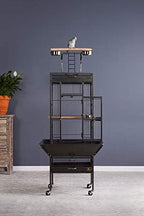 Prevue Pet Products Wrought Iron Select Bird Cage Black Hammertone 3151BLK - Image 2