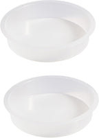 2pcs Plastic Round Bird Feeders Bowls, Wild Birds Seed Feeder Tray Bird Bath by Unknown