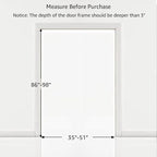 unipaws 86" High Extra Tall Cat Gate, Auto Closing and No Drilling Safety Gate - Image 7