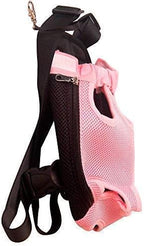 Dog Carrier Pink Legs Out Front Pet Carrier Backpack Comfortable Puppy Bag - Image 7