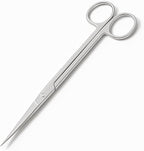 Mandala Crafts 10 Inches Silver Stainless Steel Straight Aquarium Scissors - Image 2