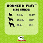 Jolly Pets Bounce-n-Play Dog Toy Ball, 4.5 Inches/Small, Model Number: 2545 OR - Image 5