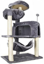 YUNIQUE Cat Tree with Cat Condo and Big Hammock - Image 8
