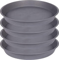 4 Pack of 16 inch Plant Saucer, Heavy Duty Round Plant Trays by Bleuhome