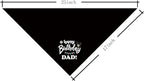 Happy Birthday Dad Dog Bandana, Dad's Gift Dog Bandana, Pet Scarf Accessories - Image 4