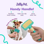 JELLY PET Deshedding Dog Bath Brush Scrubber - Image 3
