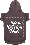 Personalized Dog Hooded Sweatshirt Custom Pet Pullover Hoodie Text/Image by apparelyn