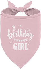 Birthday Girl Dog Bandana by ZPPRJF
