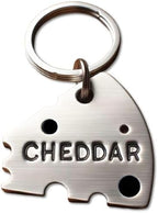 Personalized Cheese Pet ID Dog Tag by HandTrades