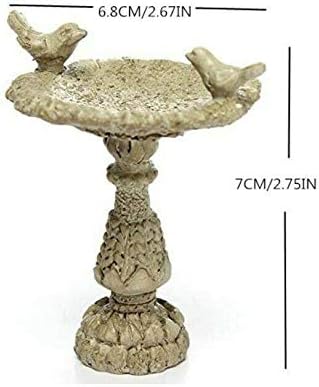 EatingBiting 1:12 Scales Dollhouse Miniature Birdbath Garden Outdoor Center - Image 4