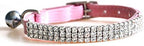 CHUKCHI Soft Velvet Safe Cat Adjustable Collar Bling Diamante - Image 3