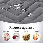 H.VERSAILTEX Reversible Chair Cover Furniture Protector Anti-Slip Couch Cover - Image 3
