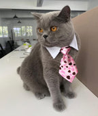 4 Pieces Pets Dog Cat Bowtie Pet Costume Adjustable Formal Necktie Collar - Image 5