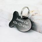 Ultra Joys Cat ID Tag Personalized Pet Tags, Durable Stainless Steel Small Pet - Image 4