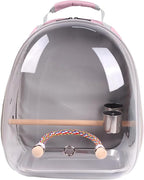 Bird Travel Backpack Carrier, Space Capsule Astronaut Liked Vet Carry Book Bag - Image 4