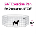 MidWest Homes for Pets Folding Metal Puppy / Dog Exercise Pen, Indoor/Outdoor - Image 5