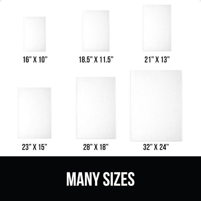 GORILLA GRIP 100% Waterproof Raised Edge BPA Free Silicone Pet Feeding Mat - Image 7