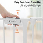 COMOMY 127.8" Extra Wide Baby Gate, Dog Gate - Image 3